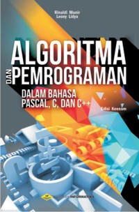 Image of Algoritma dan pemograman dalam bahasa pascal, C, dan C++