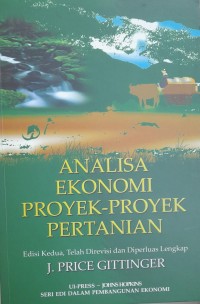 Image of Analisa ekonomi proyek-proyek pertanian = Economic analysis of agriculture project
