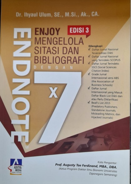 Enjoy mengelola sitasi dan bibliografi dengan Endnote X7