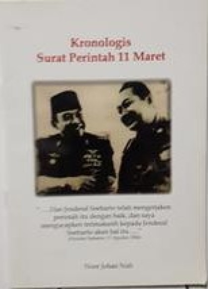 Kronologis surat perintah 11 Maret