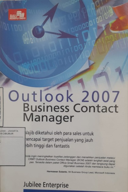 Outlook 2007: business contact manager