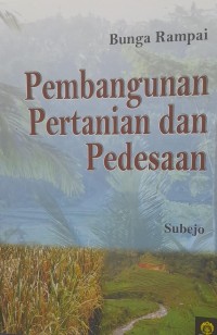 Image of Pembangunan pertanian dan pedesaan: bunga rampai